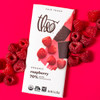 Theo Raspberry 70% Dark Chocolate ingredient