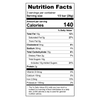 Theo Chocolate Nutcracker Brittle 55% Dark Chocolate Nutrition Facts