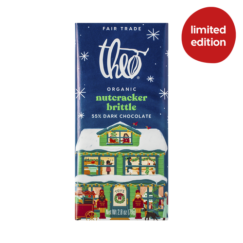Theo Chocolate Nutcracker Brittle 55% Dark Chocolate