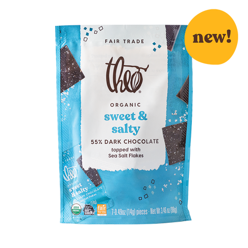Sweet & Salty 55% Dark Chocolate with Sea Salt Flakes